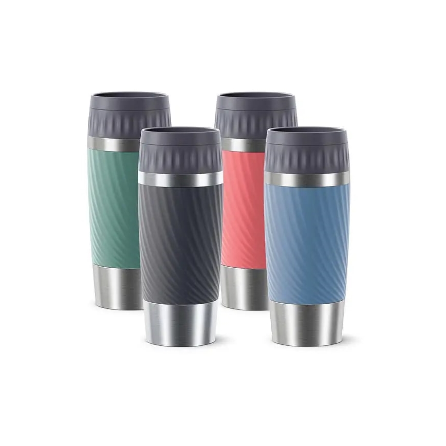 Tefal - Cană termică EASY TWIST 360 ml inox/verde