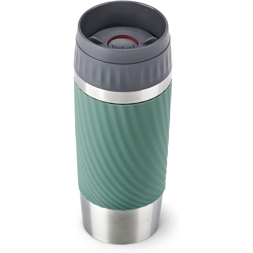 Tefal - Cană termică EASY TWIST 360 ml inox/verde
