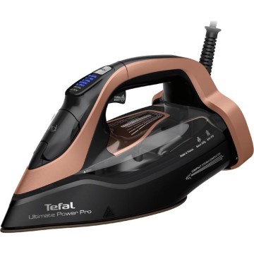 Tefal - Fier de călcat cu abur ULTIMATE POWER 3200W/230V cu placă de cupru/ negru