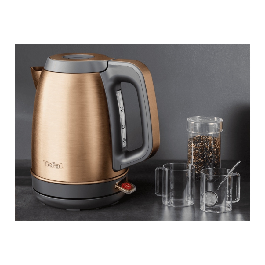 Tefal - Fierbător electric COPPERTINTO 1,7 l 2400W/230V