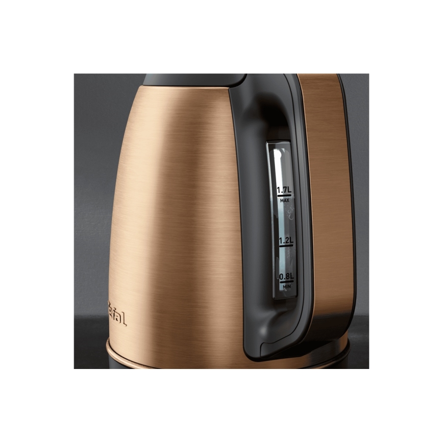 Tefal - Fierbător electric COPPERTINTO 1,7 l 2400W/230V