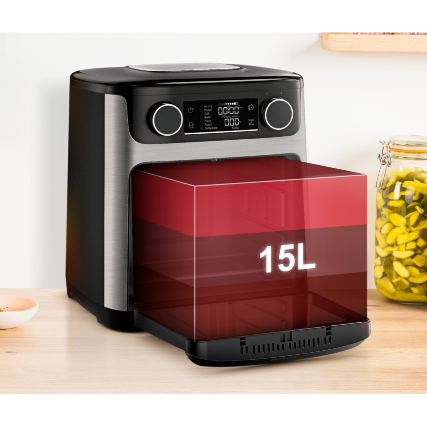 Tefal - Friteuză cu aer cald EASY FRY 9 în 1, 15 l, 1800W/230V