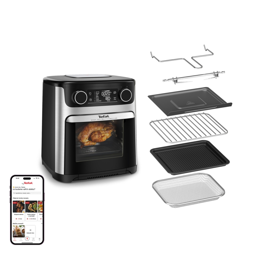 Tefal - Friteuză cu aer cald EASY FRY 9 în 1, 15 l, 1800W/230V