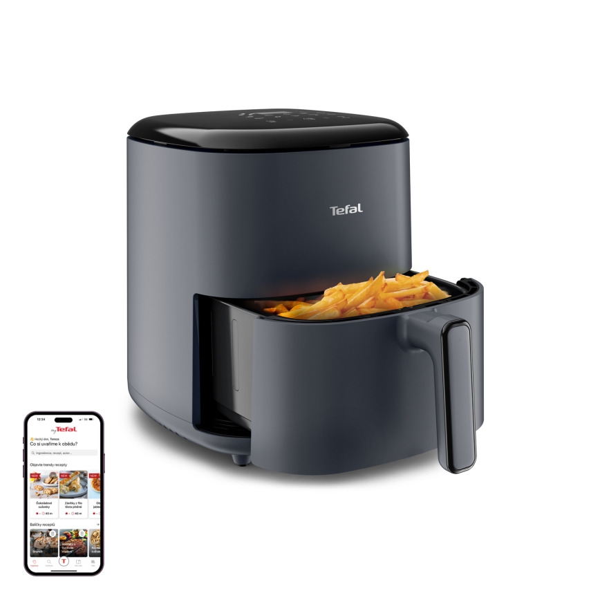 Tefal - Friteuză cu aer cald EASY FRY COMPACT, 3 l, 1300 W/230 V