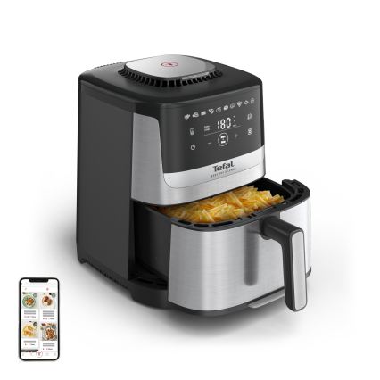 Tefal - Friteuză cu aer cald Easy Fry Silence 5 l, 10 în 1, 1400-1670W/230V