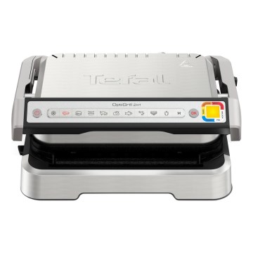 Tefal - Grătar de contact OPTIGRILL 2 în 1 2100W/230V inox