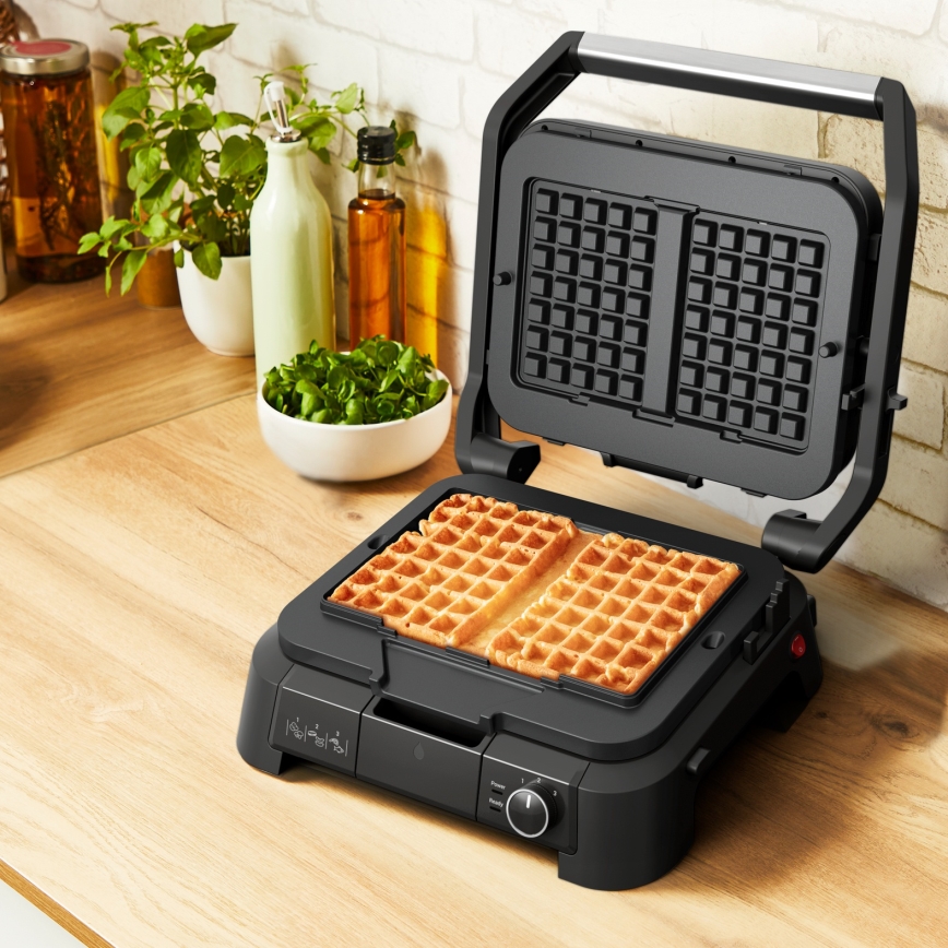 Tefal - Grătar de contact SUPERGRILL 4 în 1 2000W/230V