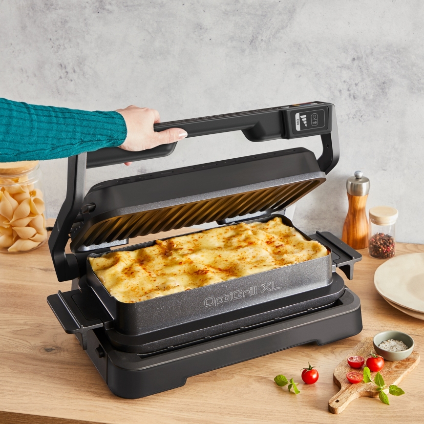 Tefal - Grill de contact OPTIGRILL, 2200 W / 230 V, negru