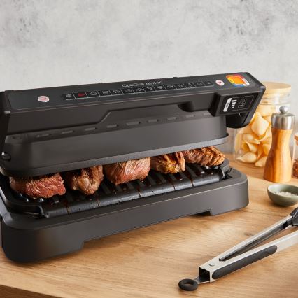 Tefal - Grill de contact OPTIGRILL, 2200 W / 230 V, negru