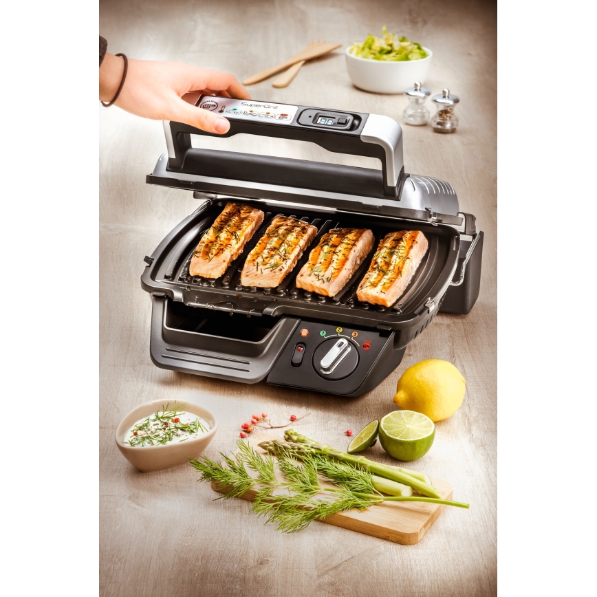 Tefal - Grill de contact SUPERGRILL 2000 W/230 V