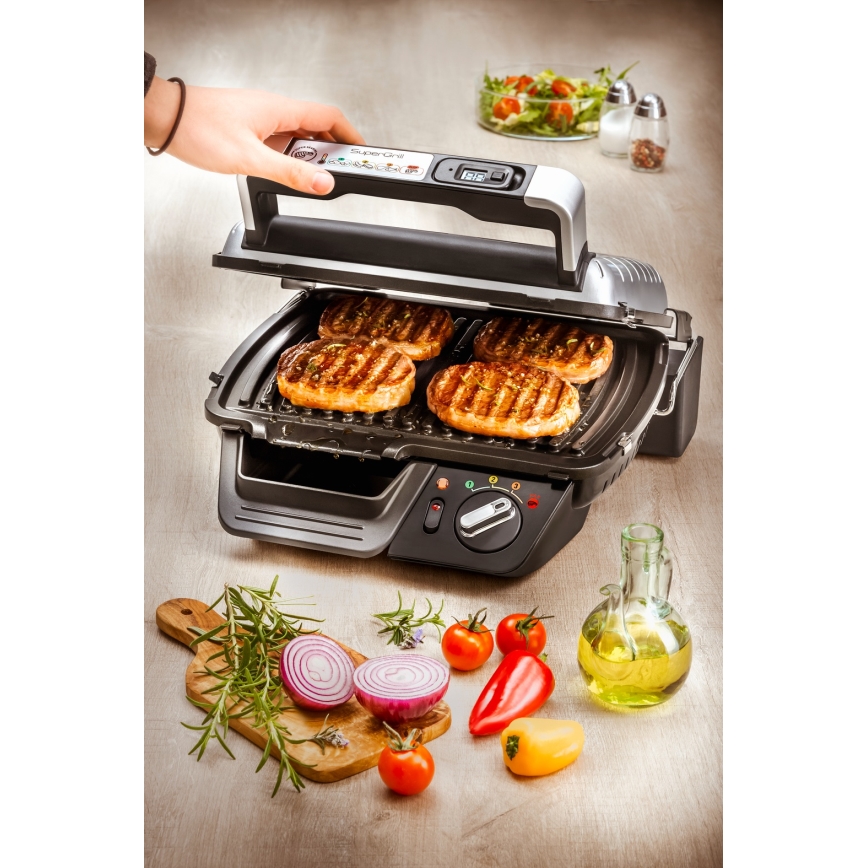 Tefal - Grill de contact SUPERGRILL 2000 W/230 V