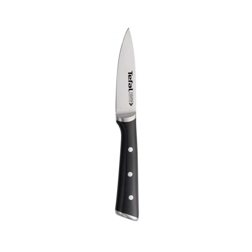 Tefal - Cuțit inox pentru decupat ICE FORCE 9 cm, crom lucios/negru
