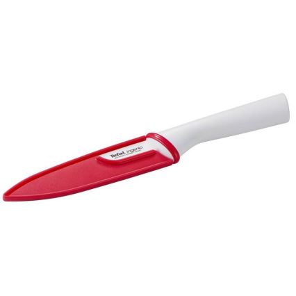 Tefal - Cuțit universal ceramic INGENIO 13 cm alb/roșu
