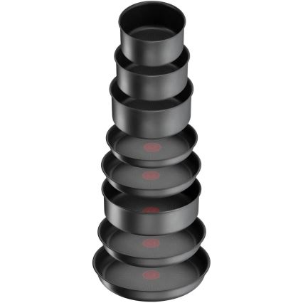Tefal INGENIO DAILY CHEF ON – set de vase, 20 piese, negru