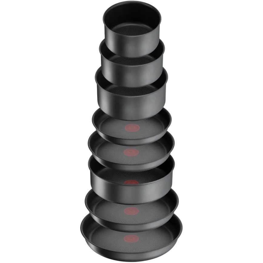 Tefal INGENIO DAILY CHEF ON – set de vase, 20 piese, negru