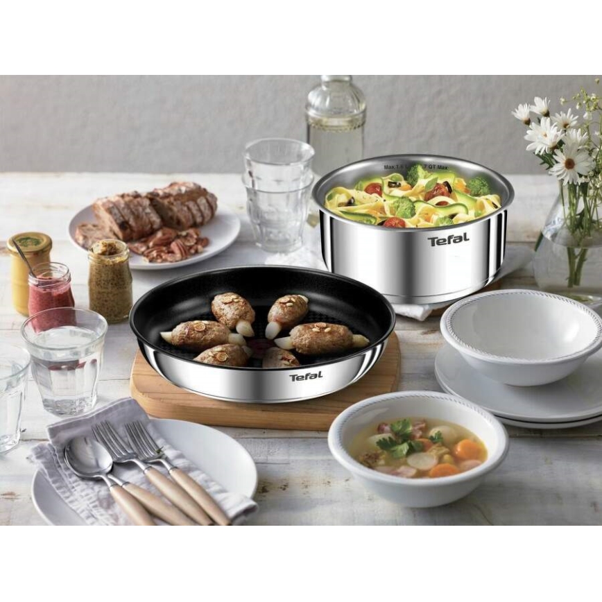Tefal - Set de vase 5 piese INGENIO EMOTION din inox