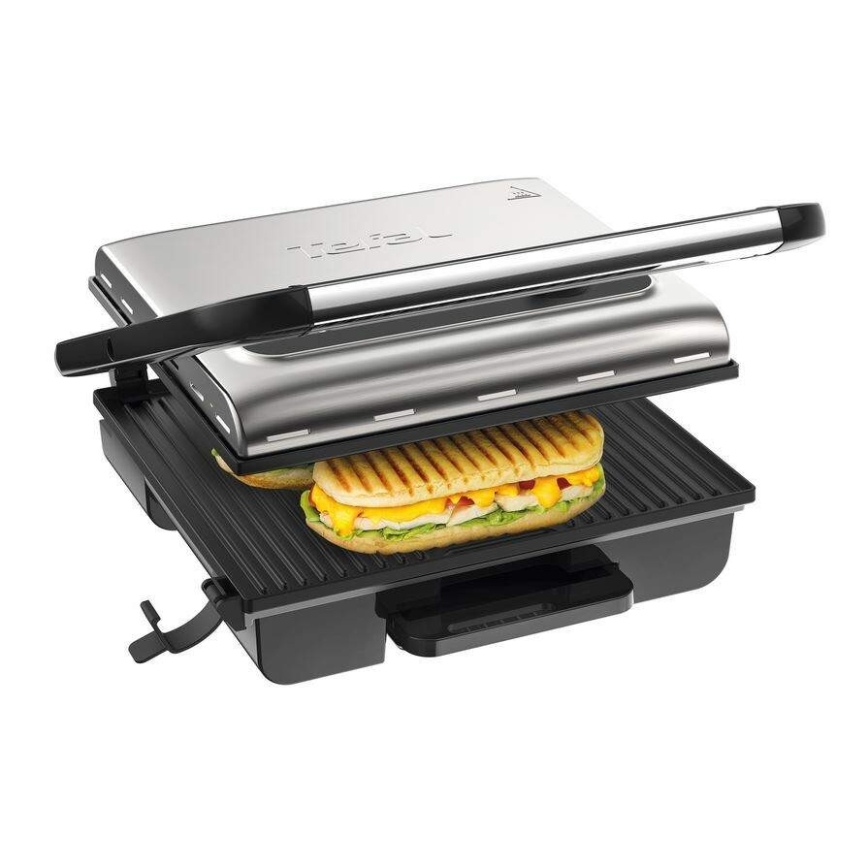 Tefal - Grill electric de contact INICIO 2000W/230V negru/inox