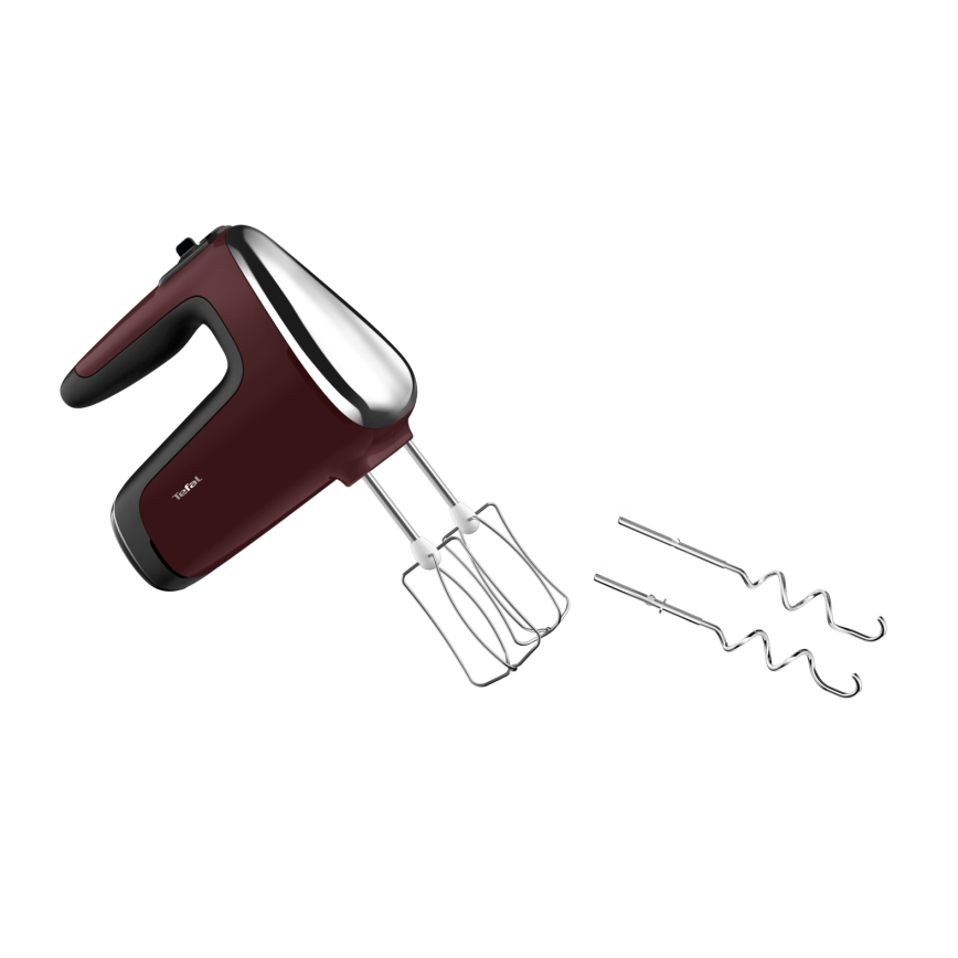 Tefal - Mixer de mână POWERMIX 600W/230V roșu