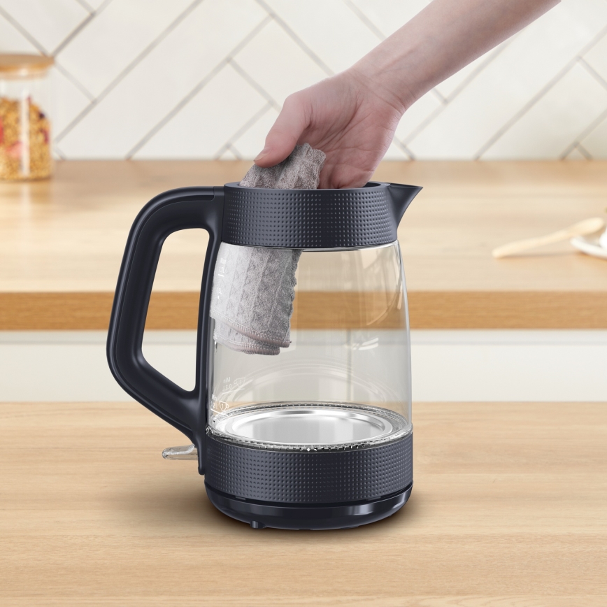 Tefal MORNING GLASS - fierbător electric, 1,7 l, 2000 W/230 V