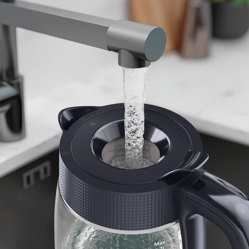 Tefal MORNING GLASS - fierbător electric, 1,7 l, 2000 W/230 V