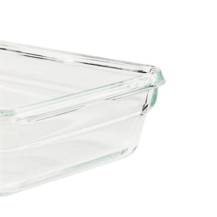 Tefal MSEAL GLASS - recipient pentru alimente, 2 l, roșu/sticlă