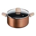 Tefal - Oală cu capac RESPECT Ø 24 cm
