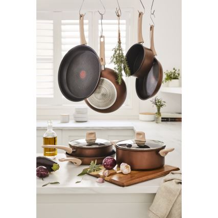 Tefal - Oală cu capac RESPECT Ø 24 cm