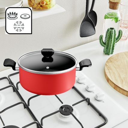 Tefal Oală Easy Start, 24 cm, cu capac