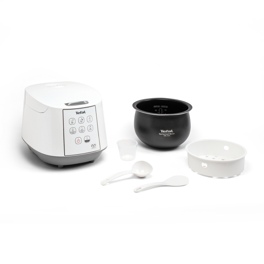 Tefal - Oală electrică pentru orez 8în1 EASY COOK 750W/230V 5 l albă