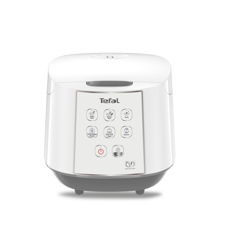 Tefal - Oală electrică pentru orez 8în1 EASY COOK 750W/230V 5 l albă
