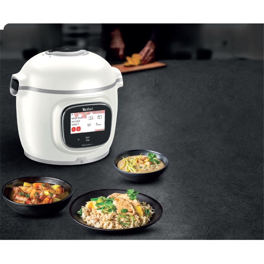 Tefal - Oală sub presiune electrică multifuncțională 6 l COOK4ME TOUCH PRO 1600W/230V Wi-Fi