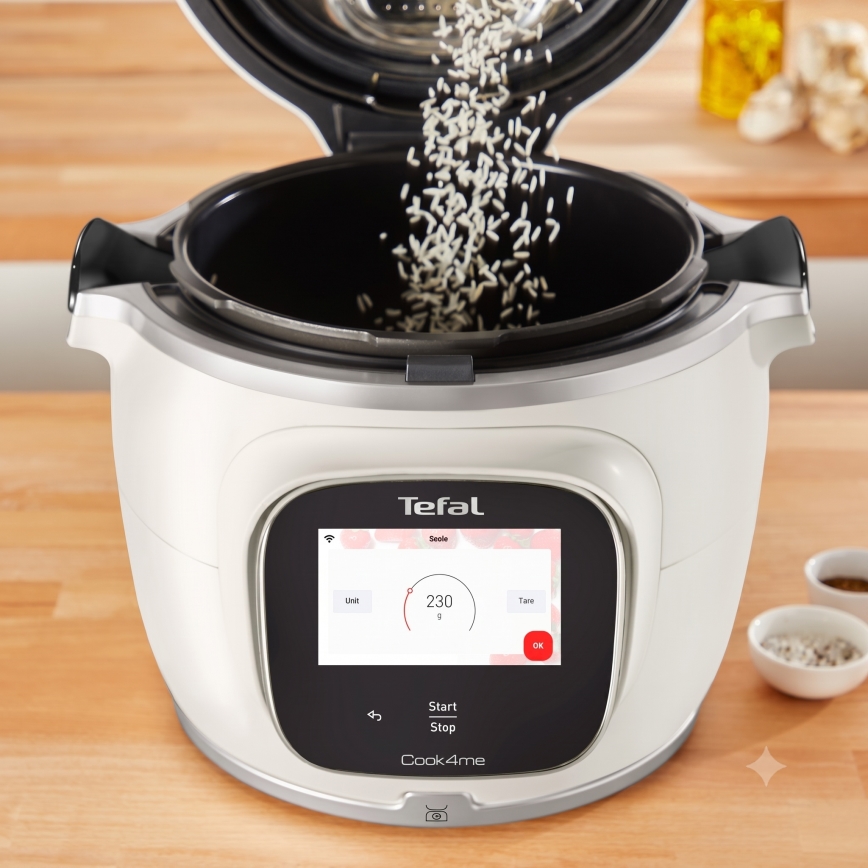 Tefal - Oală sub presiune electrică multifuncțională 6 l COOK4ME TOUCH PRO 1600W/230V Wi-Fi