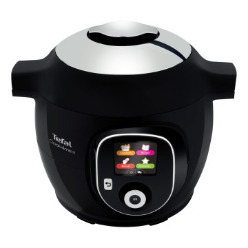 Tefal - Oală electrică sub presiune multifuncțională cu accesorii, 6 L, 1600 W/230 V, negru