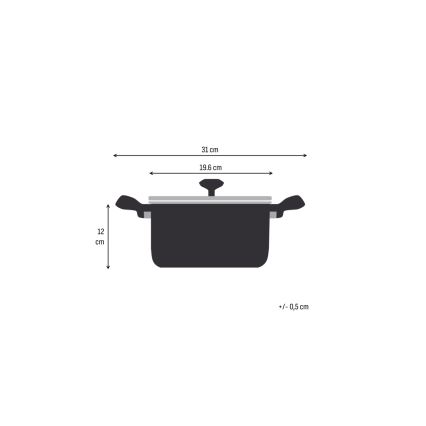 Tefal - Oală EXTREME cu capac, 18 cm