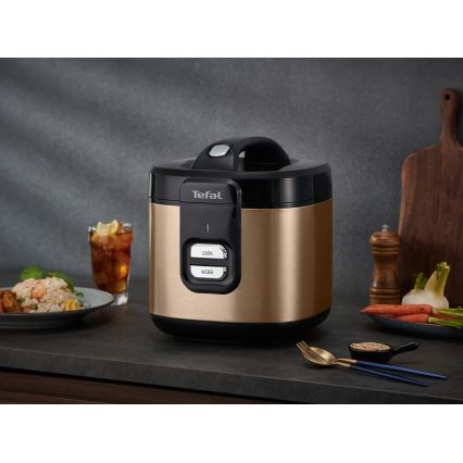 Tefal - Oală pentru orez COPPERTINTO 600/230V 2 l culoare cupru