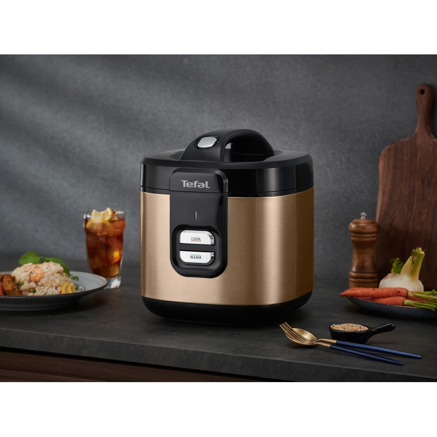 Tefal - Oală pentru orez COPPERTINTO 600/230V 2 l culoare cupru