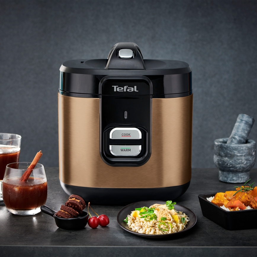 Tefal - Oală pentru orez COPPERTINTO 600/230V 2 l culoare cupru