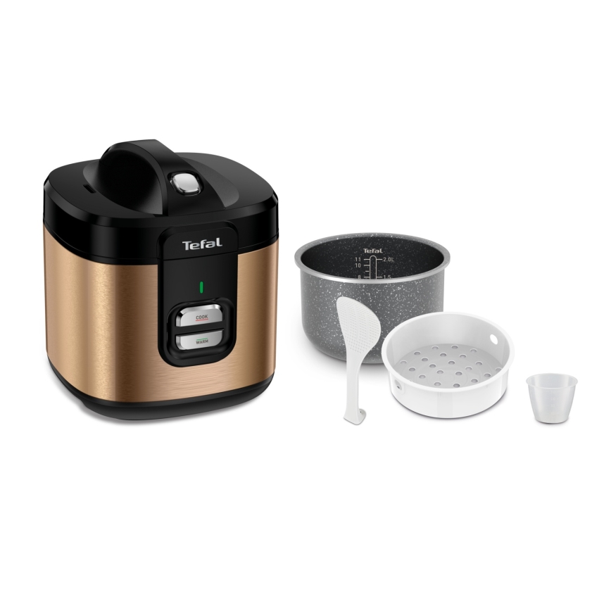 Tefal - Oală pentru orez COPPERTINTO 600/230V 2 l culoare cupru