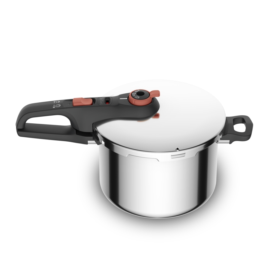 Tefal - Oală sub presiune 6 l Secure Trendy + set 5 piese Ingenio Emotion