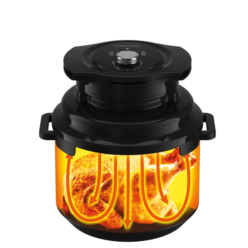 Tefal - Oală sub presiune electrică multifuncțională 7,6 l 1200W/230V neagră