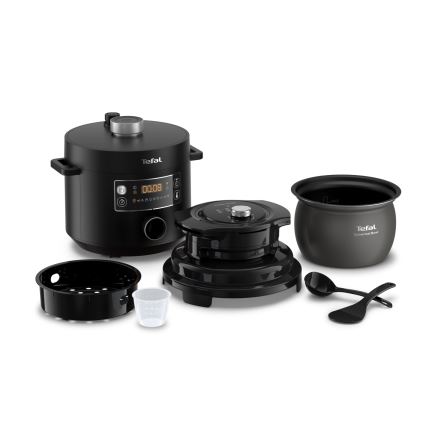 Tefal - Oală sub presiune electrică multifuncțională 7,6 l 1200W/230V neagră