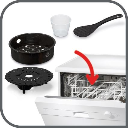 Tefal - Oală sub presiune electrică multifuncțională ALL IN ONE POT 1100W/230V crom mat/negru