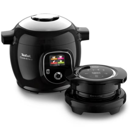 Tefal - Oală electrică sub presiune multifuncțională cu accesorii, 6 L, 1600 W/230 V, negru
