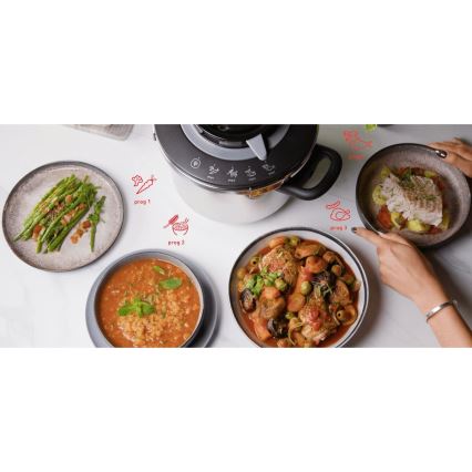 Tefal - Oală sub presiune din inox CLIPSO+ CHEF, capacitate 4,5 l