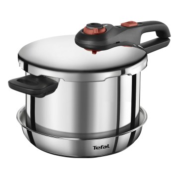 Tefal - Oală sub presiune SECURE TRENDY, 6 L + set INGENIO EMOTION, 5 piese
