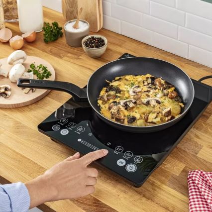 Tefal - Plită cu inducție EVERYDAY SLIM 2100W/230V neagră