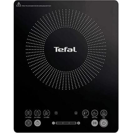 Tefal - Plită cu inducție EVERYDAY SLIM 2100W/230V neagră