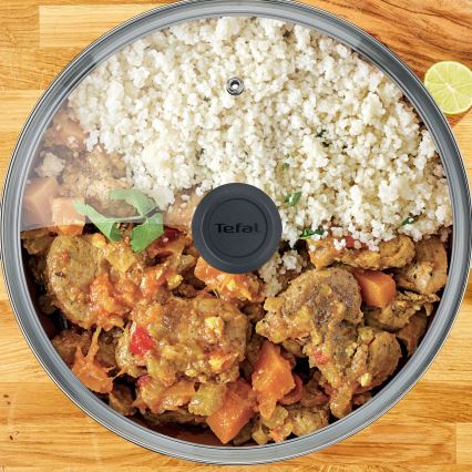 Tefal PRIMARY - Oală pentru cuscus cu coș pentru aburi, 24 cm