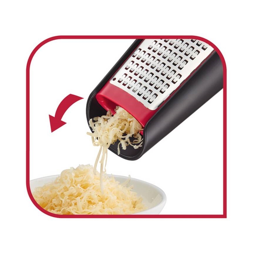Tefal - Râzătoare manuală cu două fețe INGENIO inox/negru