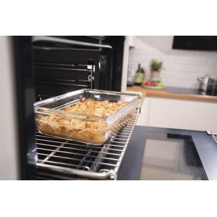 Tefal - Recipient pentru alimente 1,1 l MSEAL GLASS roșu/sticlă
